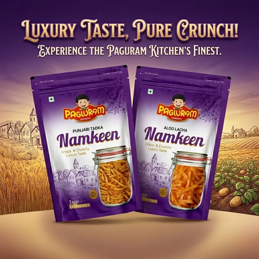 Snack Time Elevated: Discover Pagluram's Premium Namkeen Range